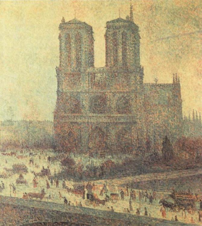 Luce, Maximilien Notre-Dame oil painting picture